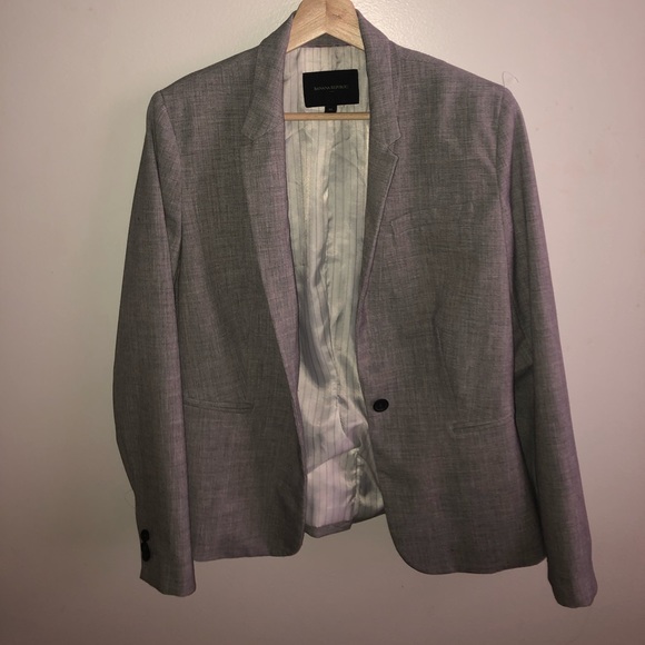 BANANA REPUBLIC grey blazer - Picture 1 of 3